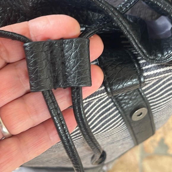 OGIO Backpack. Black grey striped. Canvas material. Zipper pockets, laptop. - Picture 7 of 10